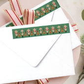 Whimsical Christmas Nutcracker Ballet Violin Music ラップアラウンドラベル