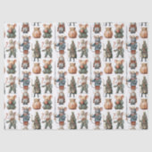 Whimsical Christmas Nutcracker Mice 薄葉紙 (正面)