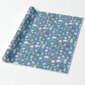 Whimsical Christmas Pattern Wrapping Paper  ラッピングペーパー (アンロールド)