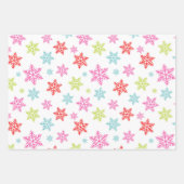Whimsical Christmas Patterns ラッピングペーパーシート (正面3)