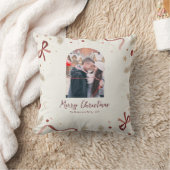Whimsical Christmas Pillow – Minimal Festive Desig クッション (ブランケット)