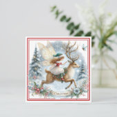 Whimsical Christmas Ride Holiday Card (スタンド正面)