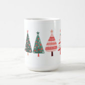 Whimsical Christmas Trees Mug コーヒーマグカップ (中央)