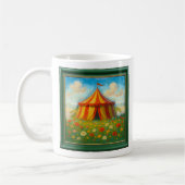 Whimsical Circus Tent Mug コーヒーマグカップ (左)