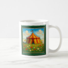 Whimsical Circus Tent Mug コーヒーマグカップ