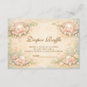 Whimsical Coastal Pearl Diapper Raffle エンクロージャーカード (正面)