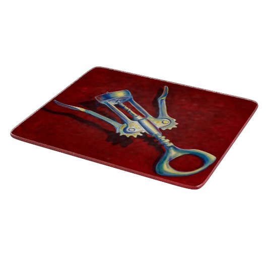 Whimsical Corkscrew Cutting Board カッティングボード (角)