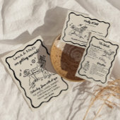 Whimsical cosmic plant RSVP Reply Card