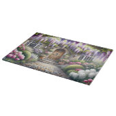 Whimsical Cottage Garden Pathway カッティングボード (角)