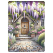 Whimsical Cottage Garden Pathway クリップボード (裏面)