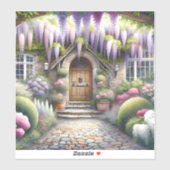 Whimsical Cottage Garden Pathway シール (シート)