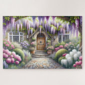 Whimsical Cottage Garden Pathway ジグソーパズル (横)