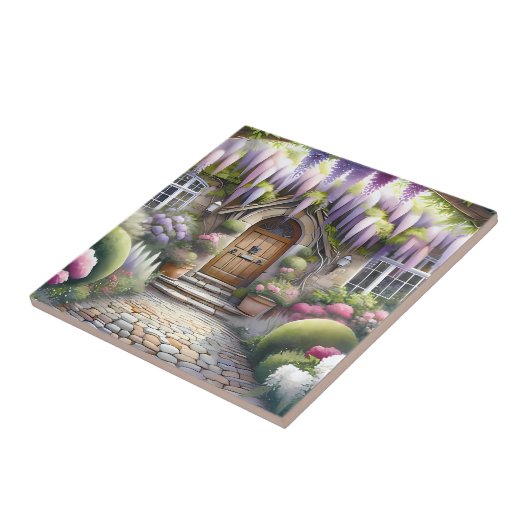 Whimsical Cottage Garden Pathway タイル (側面)