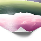 Whimsical Cottage Garden Pathway フォトプリント (角)