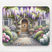 Whimsical Cottage Garden Pathway マウスパッド (正面)