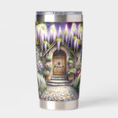 Whimsical Cottage Garden Pathway 保温保冷タンブラー (背面)
