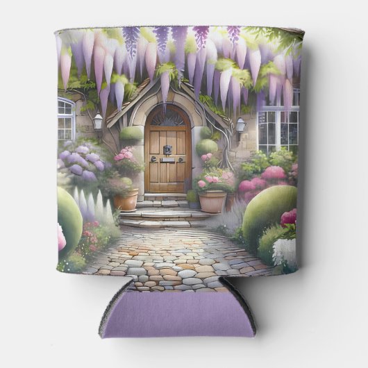 Whimsical Cottage Garden Pathway 缶クーラー (正面)