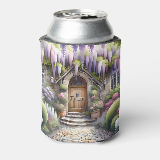 Whimsical Cottage Garden Pathway 缶クーラー (缶裏面)