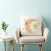    Whimsical Crescent Moon Pillow クッション (椅子)