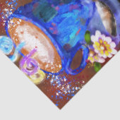 Whimsical Cup of Coffee Latte Espresso Decoupage 薄葉紙 (詳細)