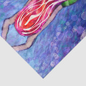 Whimsical Curvy Mermaid Nautical Coastal Decoupage 薄葉紙 (詳細)