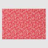 Whimsical Cute Christmas Bows Pattern Girly Gift  薄葉紙 (正面)