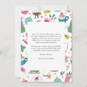 Whimsical Cute Colorful Christmas シーズンカード (裏面)