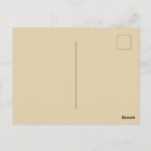  Whimsical Dachshund Character Illustration ポストカード (裏面)