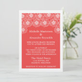  whimsical daisies ウェディング 招待状 (スタンド正面)