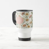 Whimsical Daisy Garden Aesthetic Custom トラベルマグ (正面左)