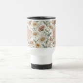 Whimsical Daisy Garden Aesthetic Custom トラベルマグ (中央)