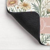 Whimsical Daisy Garden Aesthetic Custom マウスパッド (コーナー)