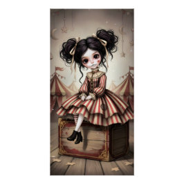 Whimsical Dark Circus Doll ポスター