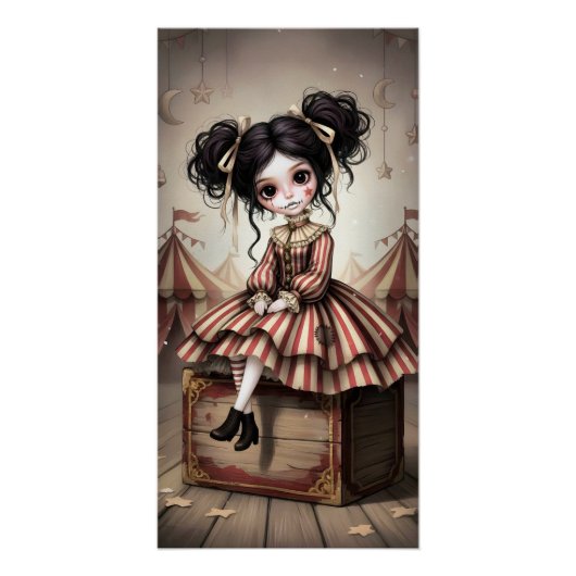 Whimsical Dark Circus Doll ポスター (正面)