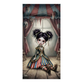 Whimsical Dark Circus Doll ポスター