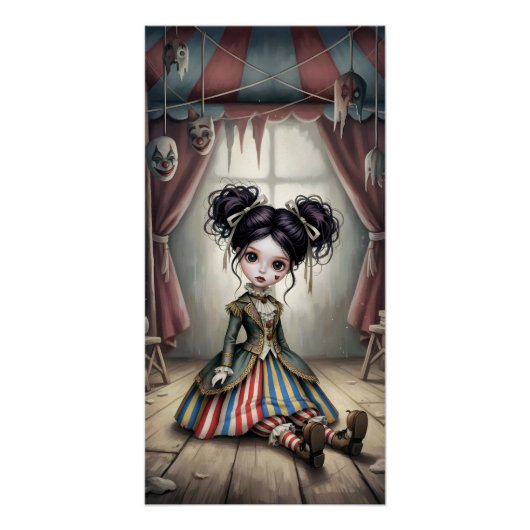 Whimsical Dark Circus Doll ポスター (正面)