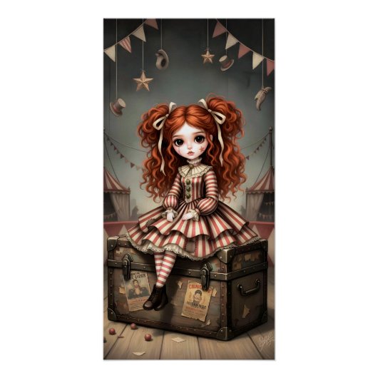 Whimsical Dark Circus Doll ポスター (正面)