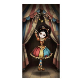 Whimsical Dark Circus Doll ポスター