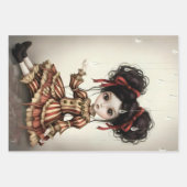 Whimsical Dark Circus Doll ラッピングペーパーシート (正面3)
