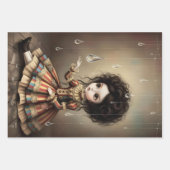 Whimsical Dark Circus Doll ラッピングペーパーシート (正面2)