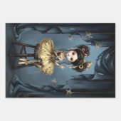 Whimsical Dark Circus Doll ラッピングペーパーシート (正面2)