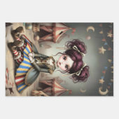 Whimsical Dark Circus Doll ラッピングペーパーシート (正面)