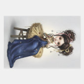 Whimsical Dark Circus Doll ラッピングペーパーシート (正面3)