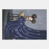 Whimsical Dark Circus Doll ラッピングペーパーシート (正面2)