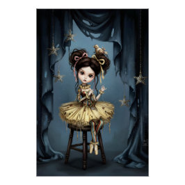 Whimsical Dark Circus Doll Poster ポスター