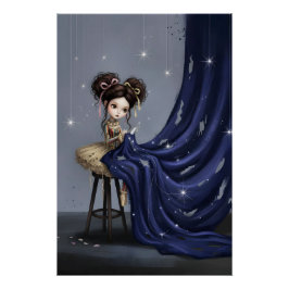 Whimsical Dark Circus Doll Poster ポスター