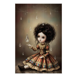 Whimsical Dark Circus Doll Poster ポスター