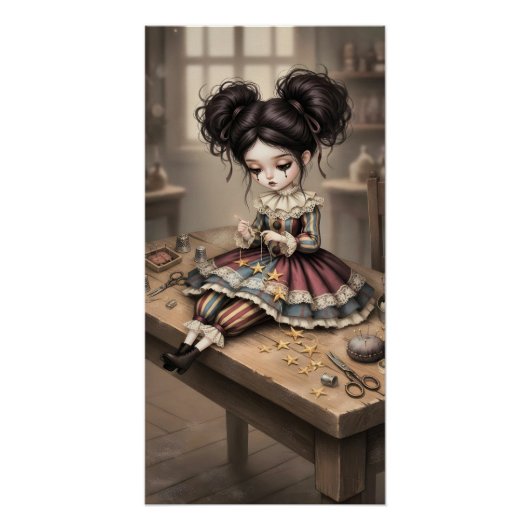 Whimsical Dark Circus Doll Poster ポスター (正面)