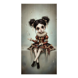 Whimsical Dark Circus Doll Poster ポスター