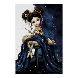 Whimsical Dark Circus Doll Poster ポスター